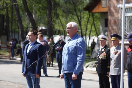 Сергей Брилка поздравил участников военно-спортивной игры «Зарница» в Иркутске