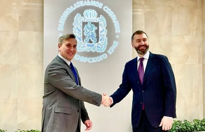 Александр Ведерников встретился с председателем Заксобрания Красноярского края Алексеем Додатко