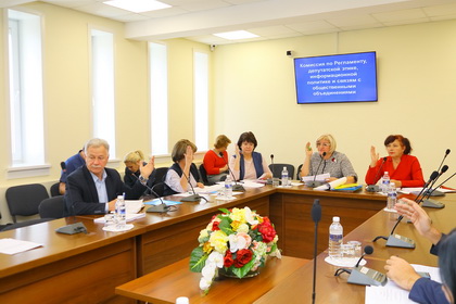 Решения комиссии по Регламенту, депутатской этике, информационной политике и связям с общественными объединениями