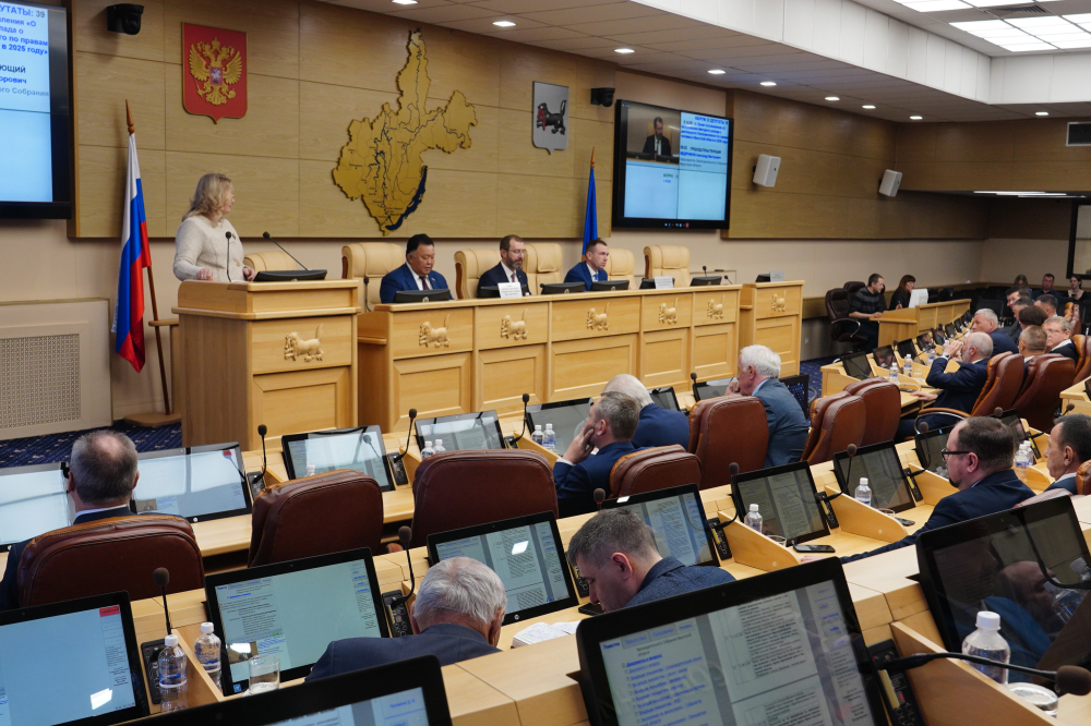 Ежегодный доклад Уполномоченного по правам человека в Иркутской области за 2025 год представлен Заксобранию