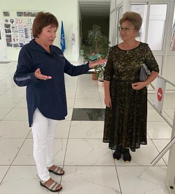 Галина Кудрявцева проверила подготовку школ Иркутского района к учебному году